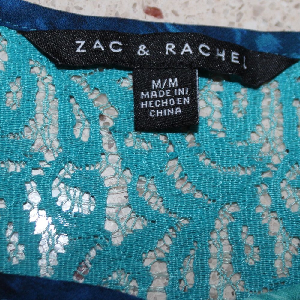 Zac & Rachel Boho Long Sleeve Tie with Wood Beads Top - Picture 9 of 9